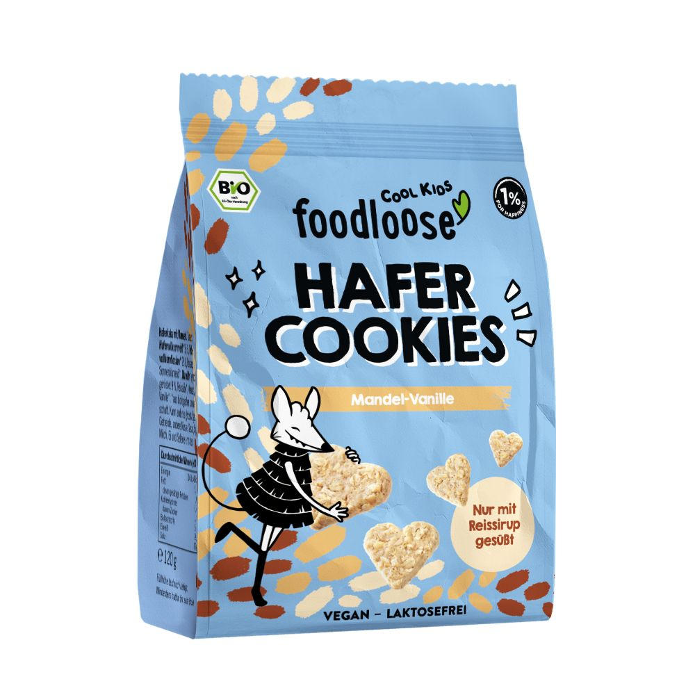 Hafer-Cookies Haselnuss Kakao von Footlosse.