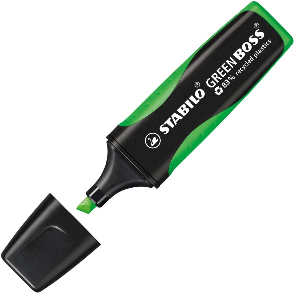 Textmarker Green Boss 4er Tischset von Stabilo