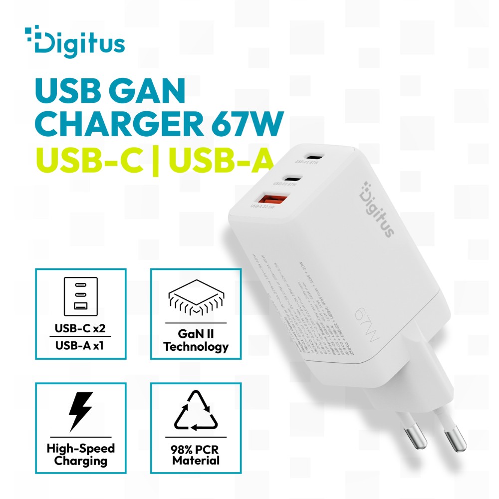 USB GaN Charger von Digitus. Abbildung: Assmann Group